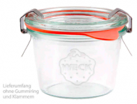 WECK-Mini-Sturzglas 80 ml (Rundrand 60) 12 Gläser Karton - WECK Shop